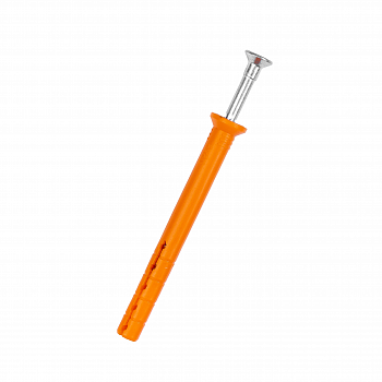 Дюбель-гвоздь 6*80 (100 шт/пакет) потай ОРАНЖ