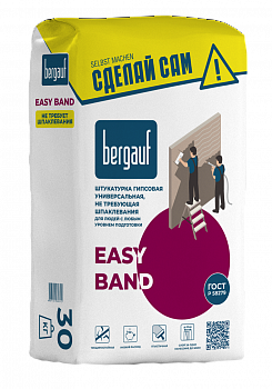 Bergauf Easy Band штукатурка гипсовая 30кг (49шт/п)