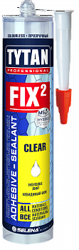 Клей-герметик Tytan FIX2 Clear прозрачный 290мл 73914