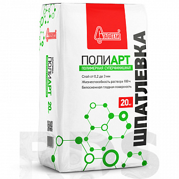 Шпатлевка полимерная СТАРАТЕЛИ "ПолиАрт" 20 кг (77шт/п)