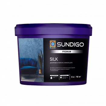Декоративная штукатурка "Мокрый шелк" матовая SUNDIGO PREMIUM SILK  (1115) 9л/10кг