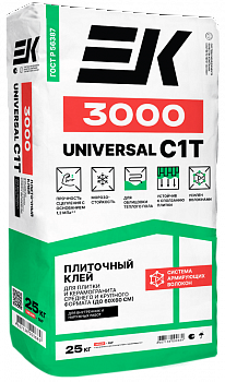 ЕК 3000 Клей для плитки 25 кг (60 шт/пал)