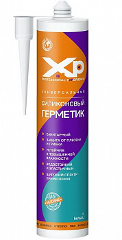 Герметик силиконовый универсальный XP прозрачный 260мл (24)