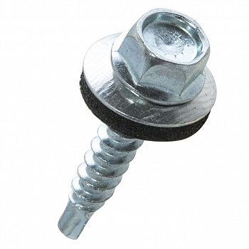 Саморез кровельный с шайбой 5,5х25 (250шт/уп)
