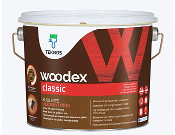 Лессируюший антисептик TEKNOS WOODEX CLASSIC  9л