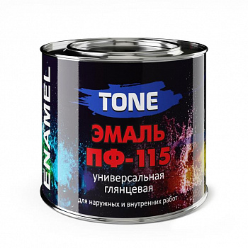 ТОН эмаль ПФ-115 красная глянцевая 1,8 кг