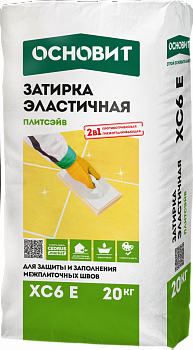 ОСНОВИТ ПЛИТСЭЙВ ХС6 Е затирка эластичная белый 010 20кг