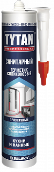 Герметик силиконовый универсальный Tytan Professional прозрачный 280мл/310мл (12) 71491/87089/17912