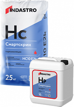  ИНДАСТРО СМАРТСКРИН HР10 E2k Гидроизоляция эластичная (ЖИДКИЙ комп-нт) 10кг (36шт/пал) 94741 в Набережных Челнах
