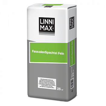Смесь сухая шпатлевочная LINNIMAX FassadenSpachtel Fein / ФассаденШпахтель Файн, 25 кг