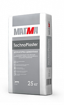 Штукатурка цементная МАГМА TechnoPlaster  25 кг (56шт/пал)
